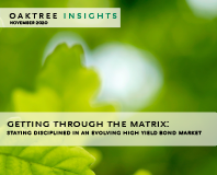 Getting Through the Matrix: Staying Disciplined in an Evolving High Yield Bond Market
