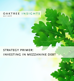 Insights - Investing In Mezzanine Debt