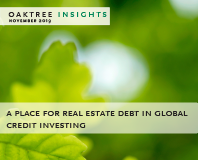 A Place for Real Estate Debt in Global Credit Investing