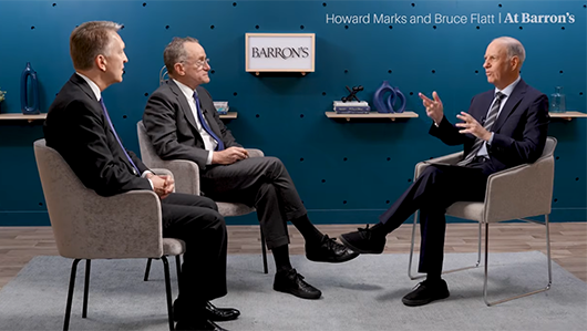 Barron’s: Catching Up With Power Investors Howard Marks and Bruce Flatt Image