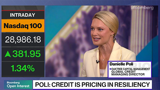 Bloomberg: Credit is Pricing in Resiliency – Oaktree's Poli